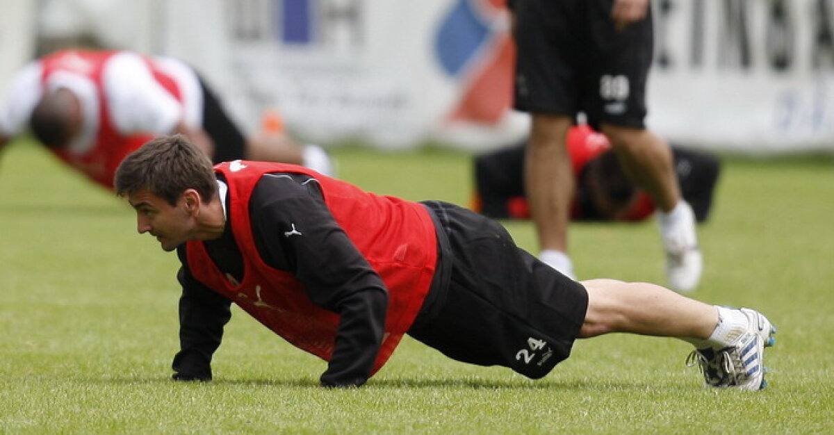 FOTO Rapidiştii s-au antrenat de ziua lor!