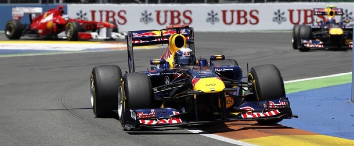 GALERIE FOTO »  Vettel cîştigă cursa de la Valencia!