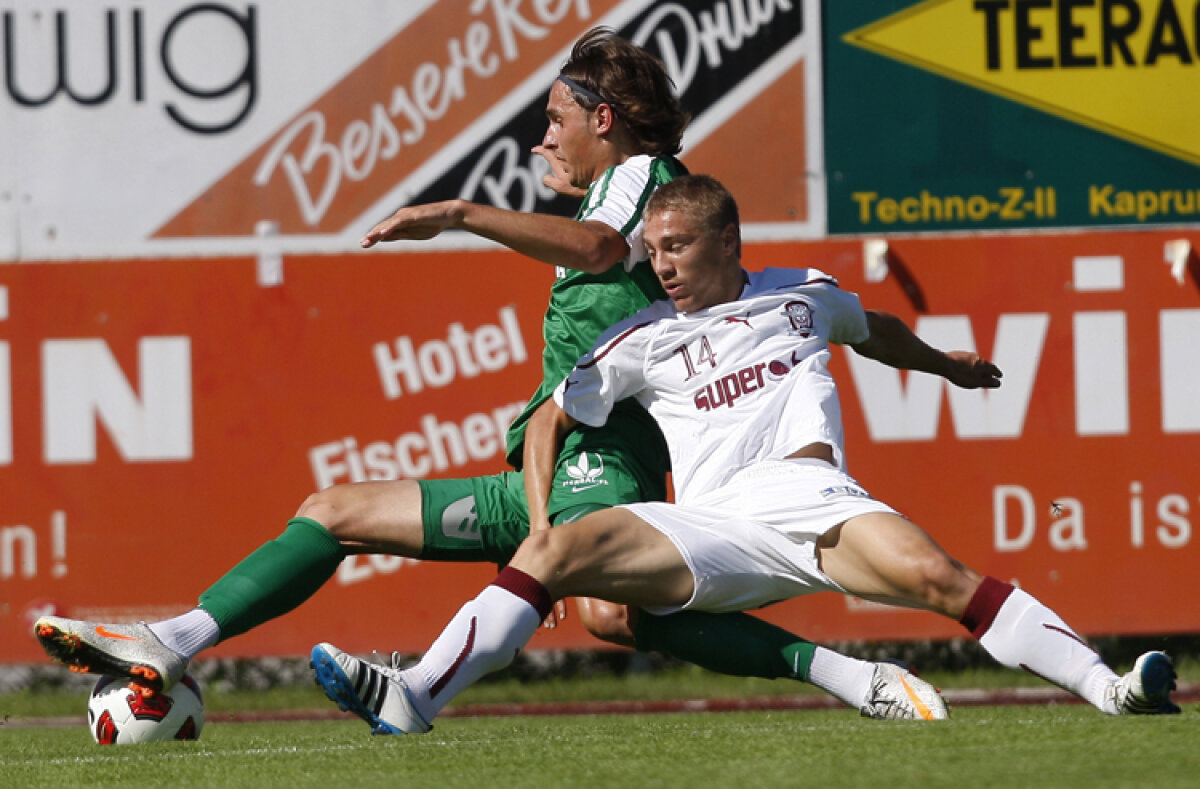 FOTO Rapid a cîştigat primul meci cu Răzvan Lucescu pe bancă, 1-0 cu Maccabi Haifa