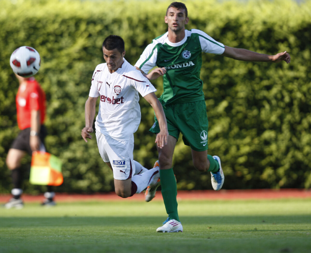 FOTO Rapid a cîştigat primul meci cu Răzvan Lucescu pe bancă, 1-0 cu Maccabi Haifa