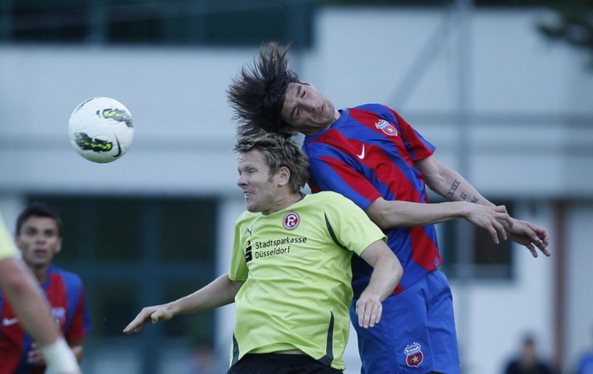 Steaua a încheiat primul stagiu din Austria cu un egal, 1-1 cu Fortuna Dusseldorf