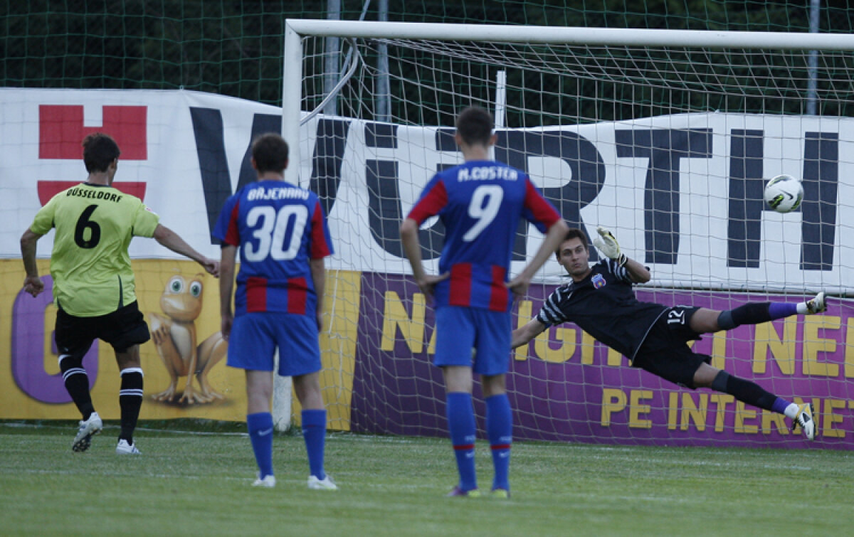 Steaua a încheiat primul stagiu din Austria cu un egal, 1-1 cu Fortuna Dusseldorf