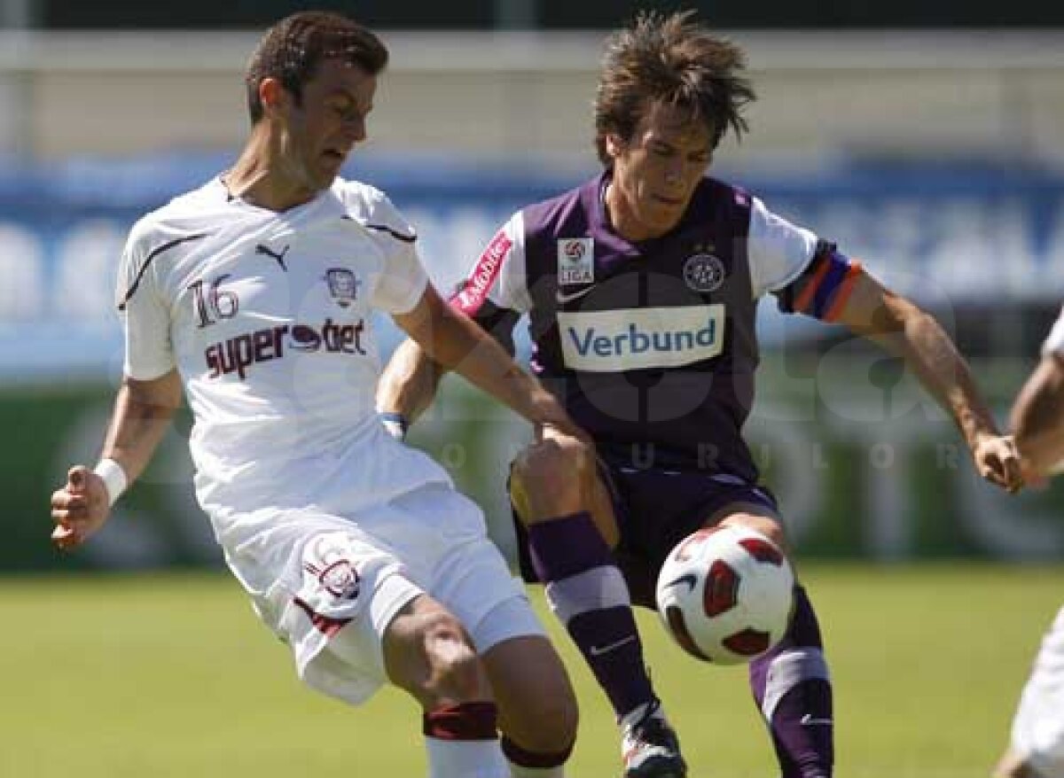 Surdu, cel mai bun om al Rapidului în meciul cu Austria Viena, 2-1