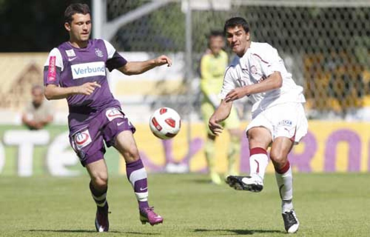Surdu, cel mai bun om al Rapidului în meciul cu Austria Viena, 2-1