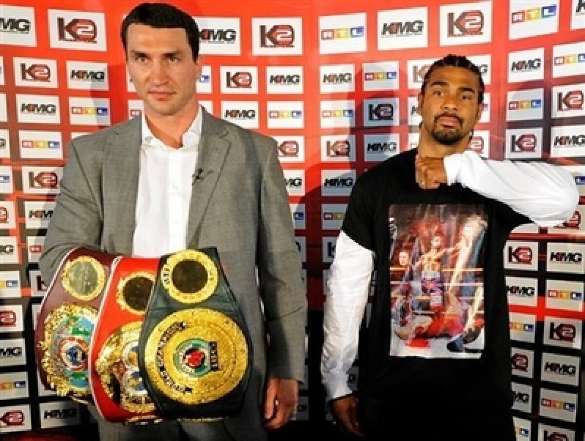 Wladimir Klitschko îl învinge fără drept de apel pe Haye şi e campion WBA, WBO, IBF şi IBO!