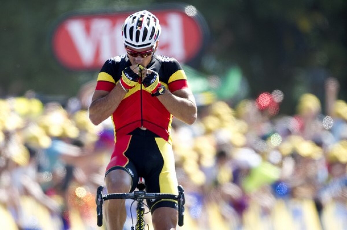 FOTO Philippe Gilbert a cîştigat prima etapă din Turul Franţei