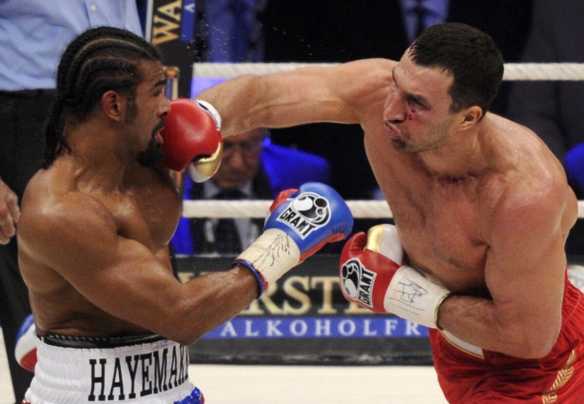 FOTO// Haye după înfrîngerea cu Klitschko: ”Am boxat cu un deget fracturat”