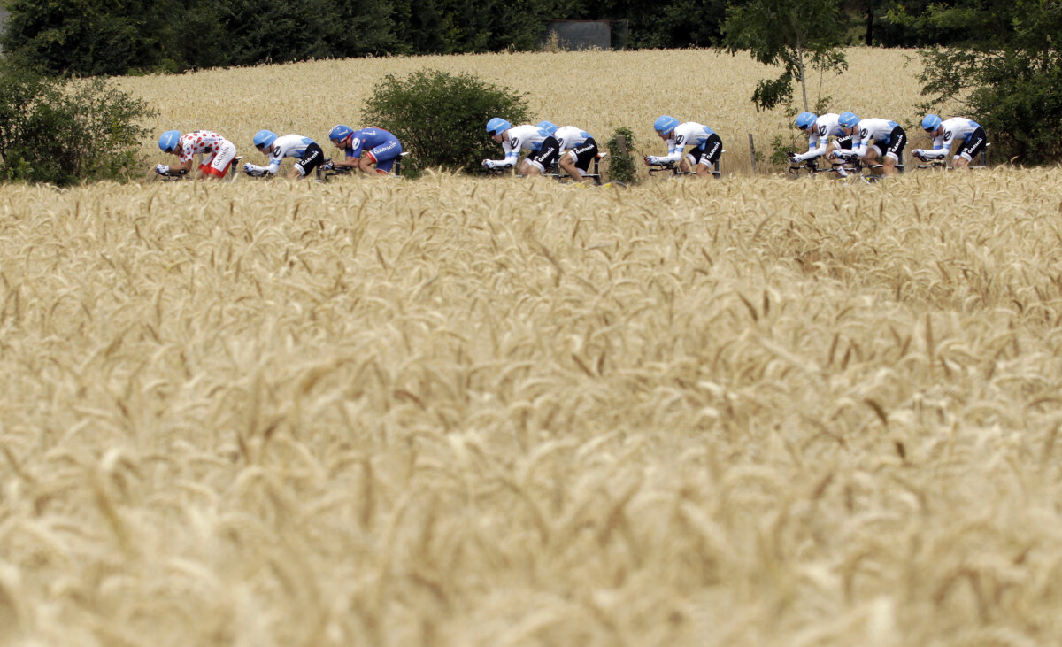 Garmin s-a impus la contratimpul pe echipe » Ziua căştilor albastre