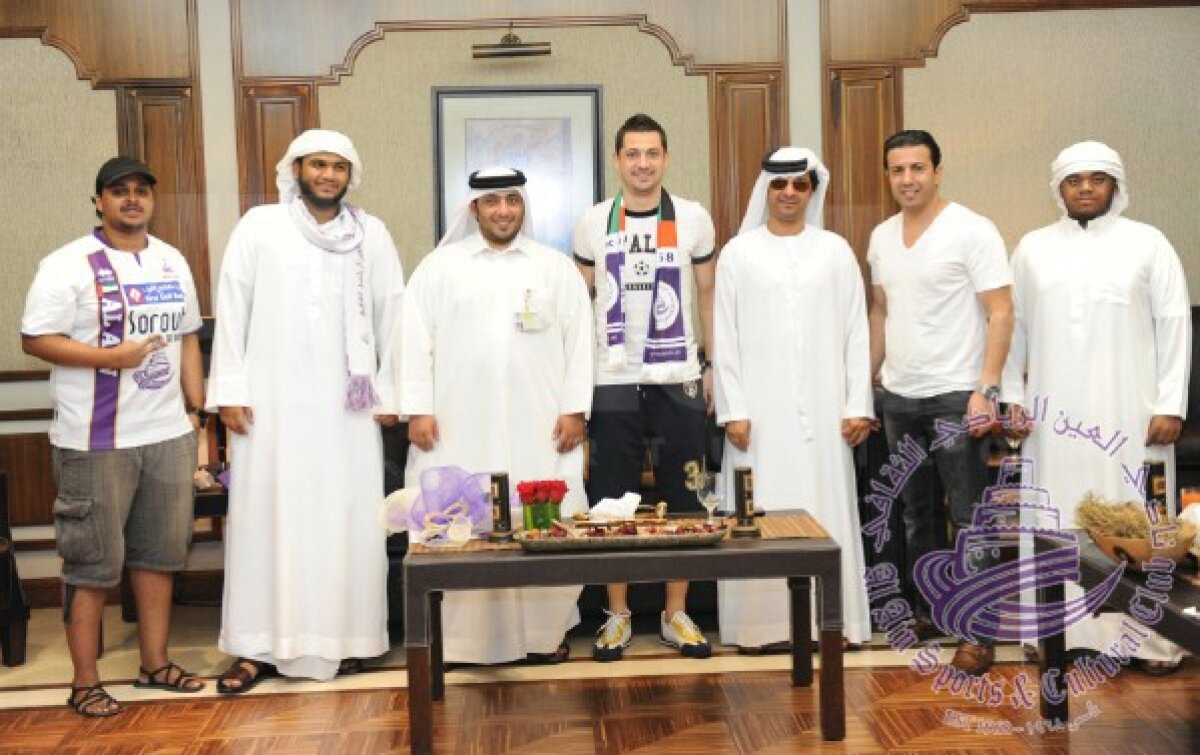 GALERIE FOTO »  Rădoi a fost prezentat la Al Ain