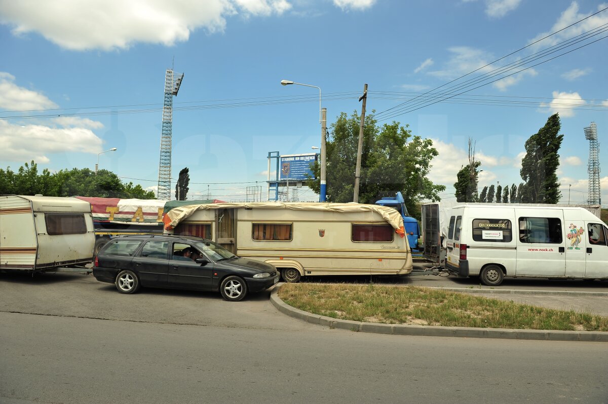 Mititelu şi-a luat amendă 200 de lei, dar a reuşit să mute Circul Safari de la arena Ion Oblemenco