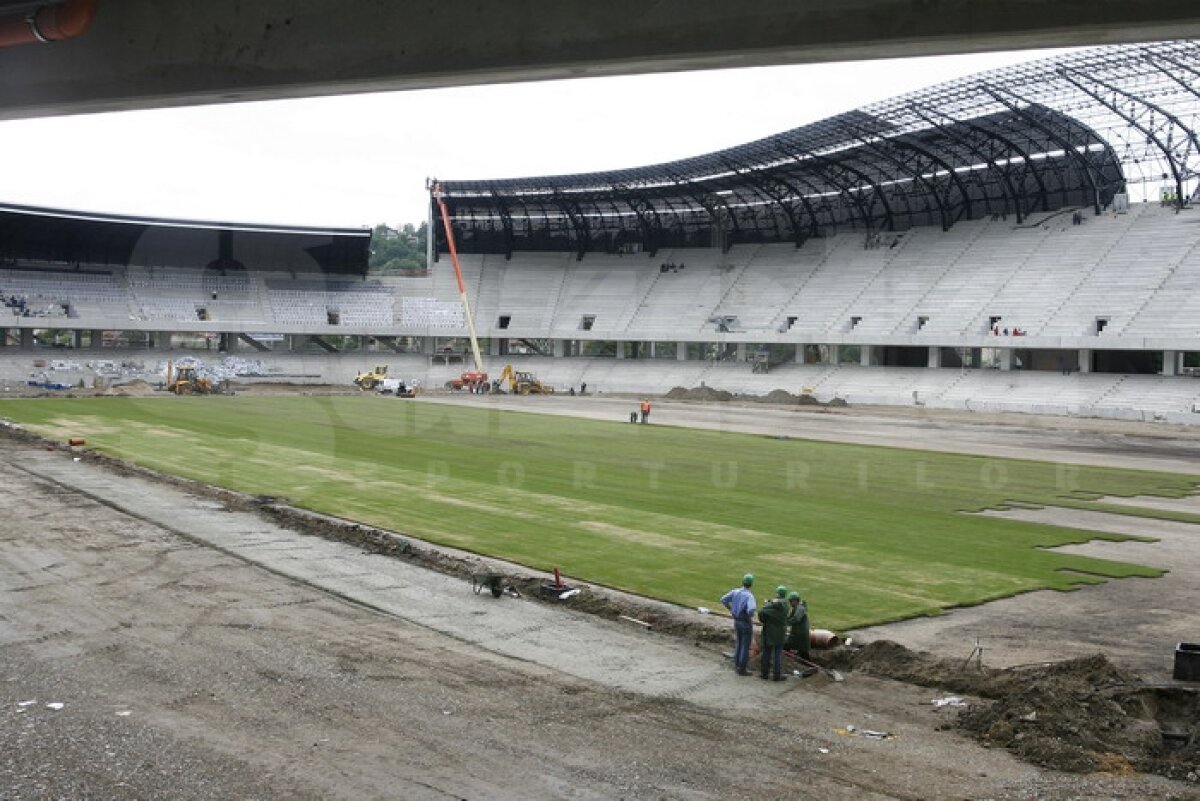 GALERIE FOTO Cifre, termene, costuri: totul despre bijuteria Cluj Arena. Finalizarea e prevăzută cu două luni întîrziere