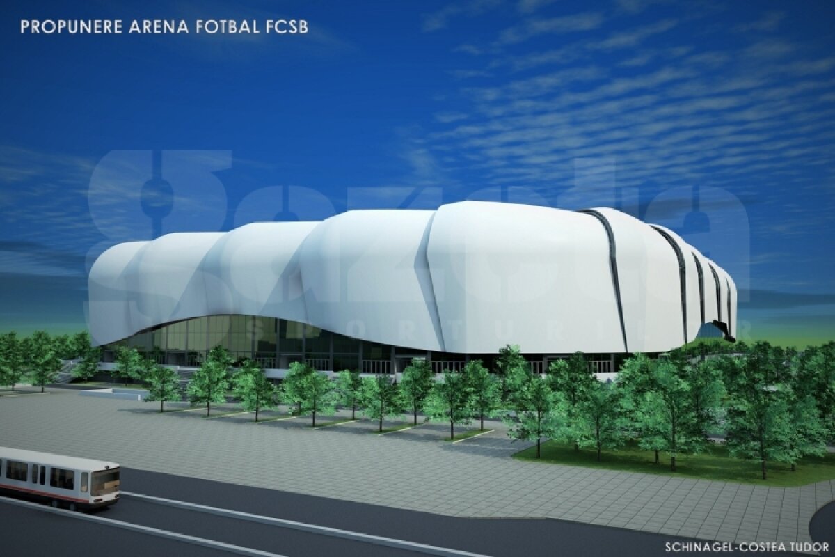 Un fan a proiectat o bijuterie pentru Steaua: Aşa poate arăta stadionul Ghencea!