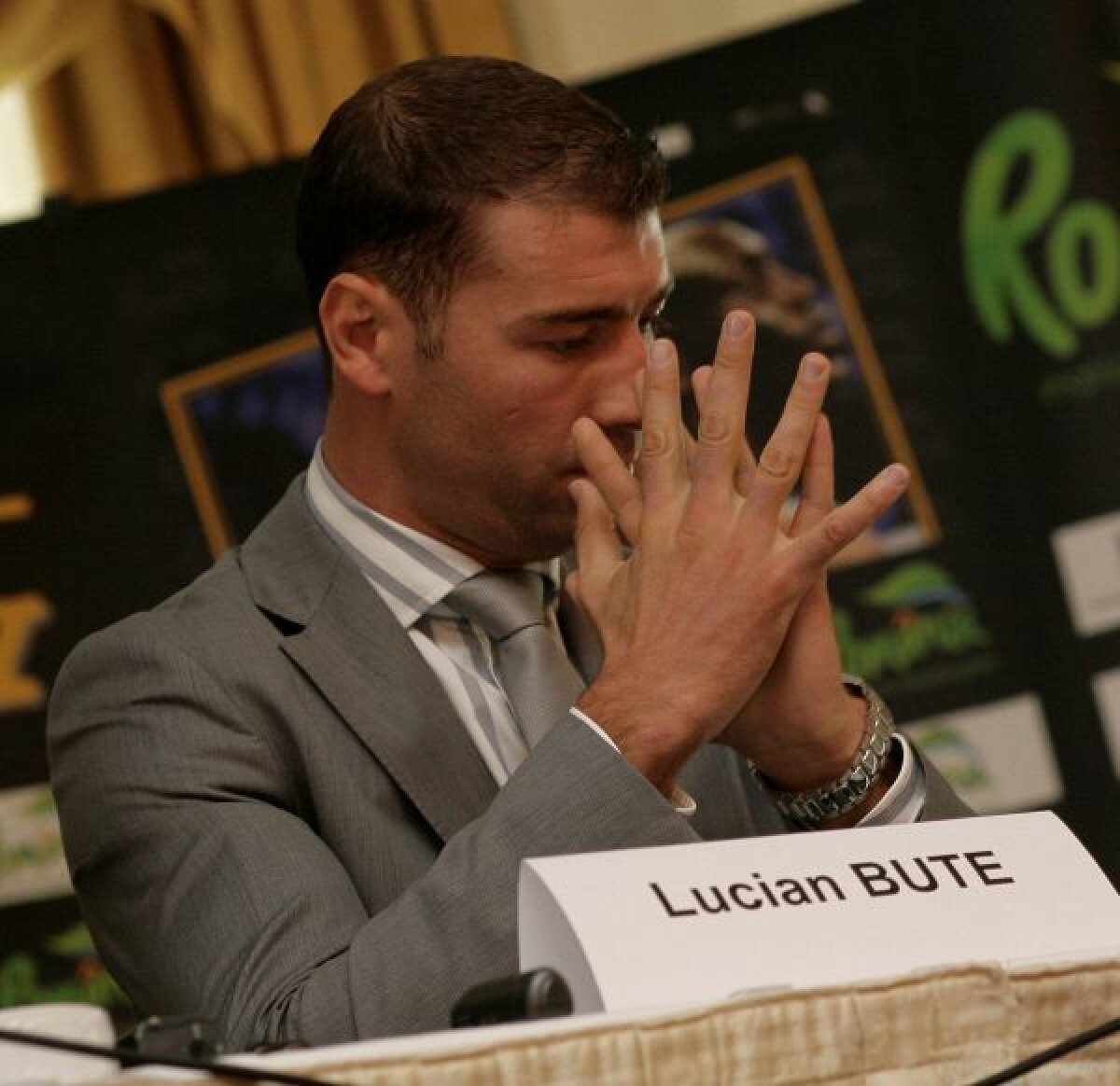 FOTO Lucian Bute şi Jean Paul Mendy s-au întîlnit. Mendy: "Devin agresiv atunci cînd mă simt încolţit"
