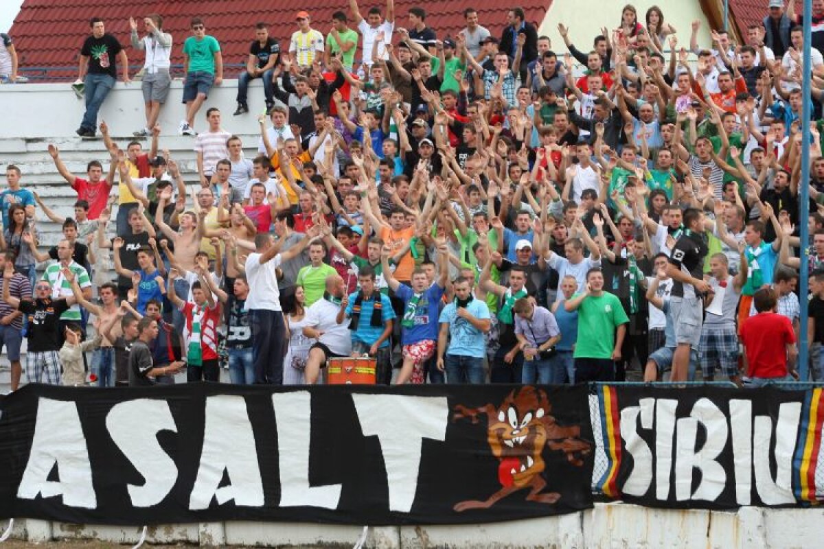 FOTO » Record de asistenţă la Sibiu! Peste 13.500 de fani în tribune