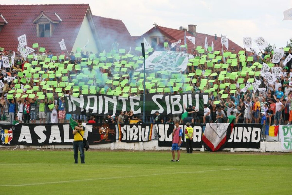 FOTO » Record de asistenţă la Sibiu! Peste 13.500 de fani în tribune