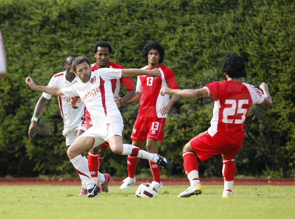 VIDEO Dinamo a făcut egal cu naţionala Emiratelor Arabe Unite, 1-1