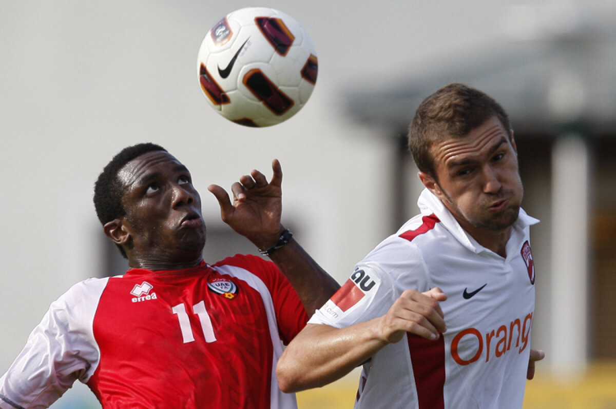 VIDEO Dinamo a făcut egal cu naţionala Emiratelor Arabe Unite, 1-1