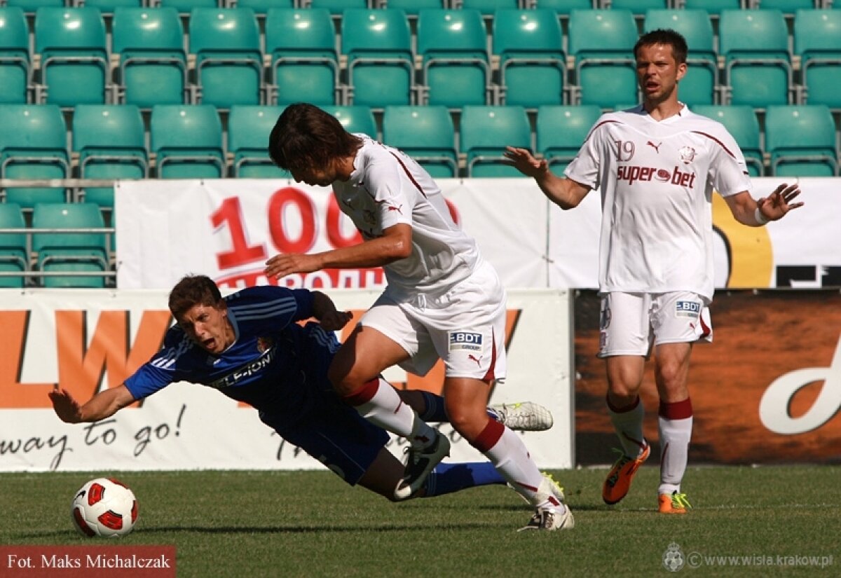 FOTO Rapid a bătut campioana Poloniei cu 2-0, goluri Grigorie şi Roman