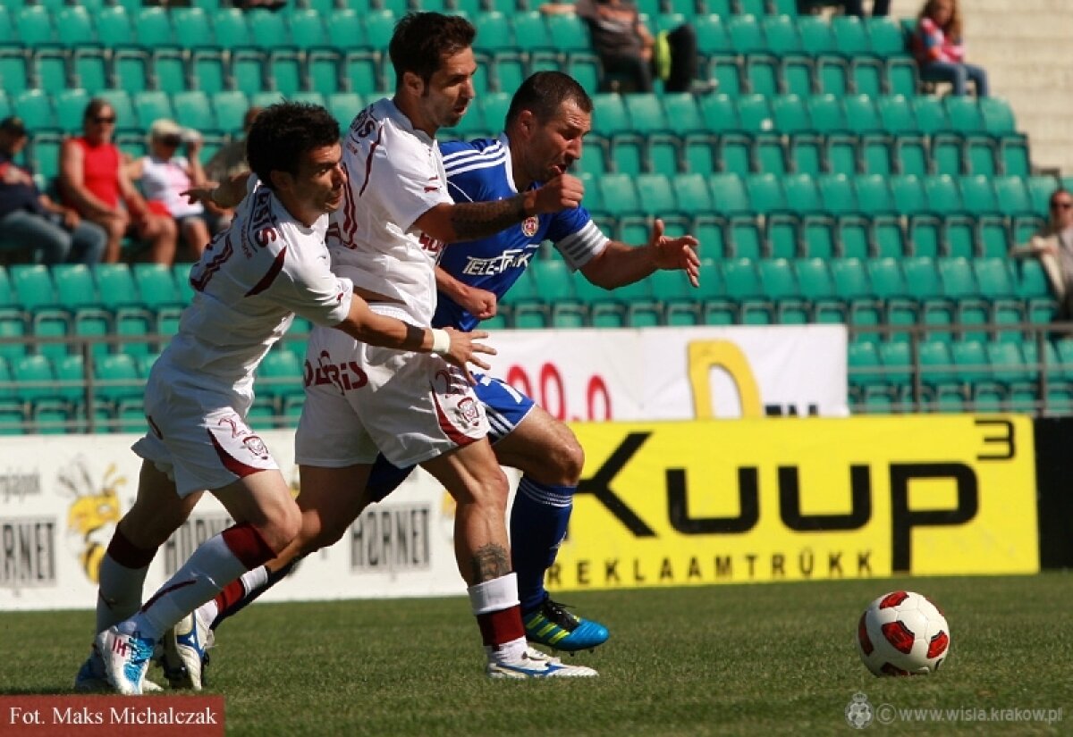 FOTO Rapid a bătut campioana Poloniei cu 2-0, goluri Grigorie şi Roman