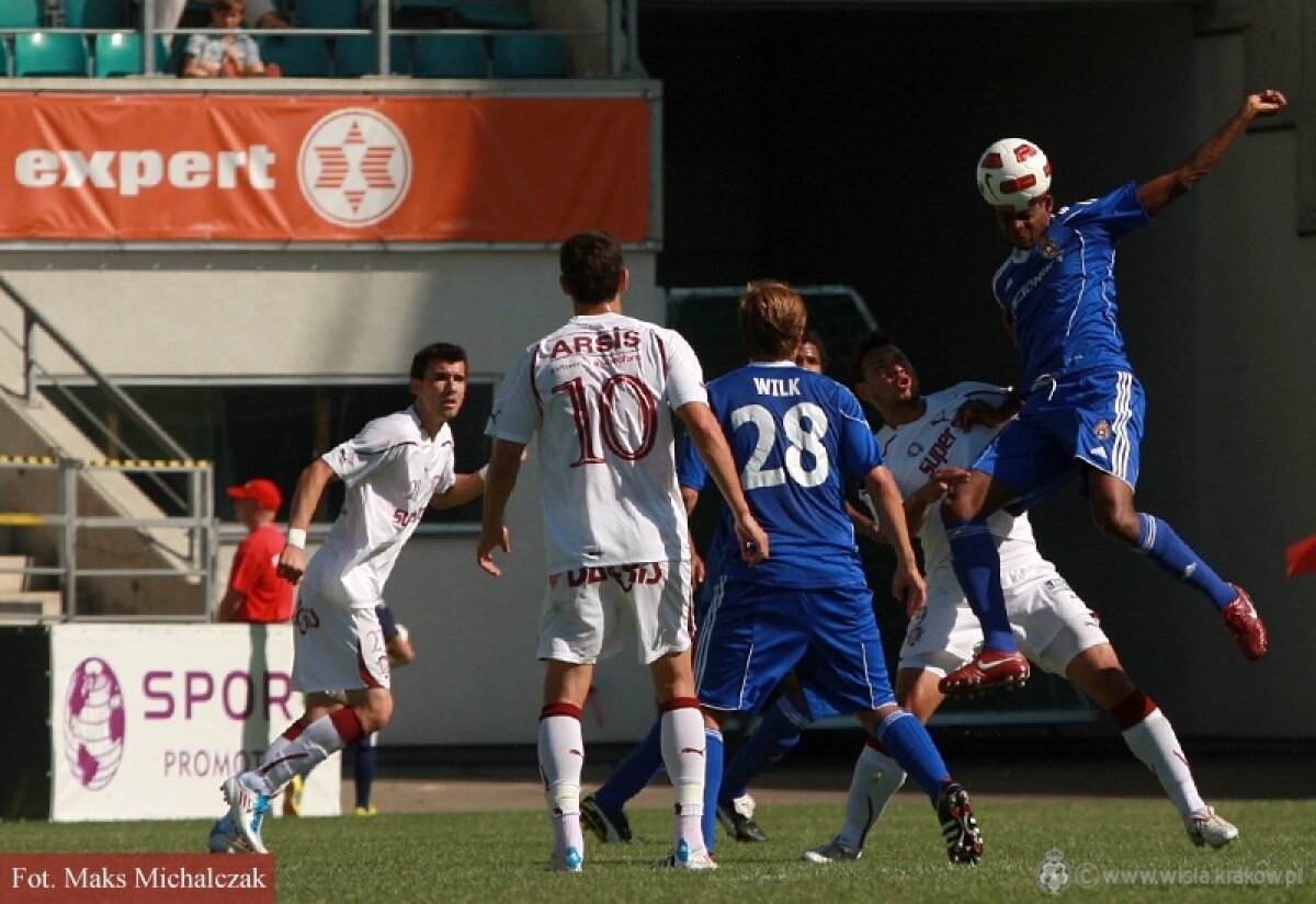 FOTO Rapid a bătut campioana Poloniei cu 2-0, goluri Grigorie şi Roman