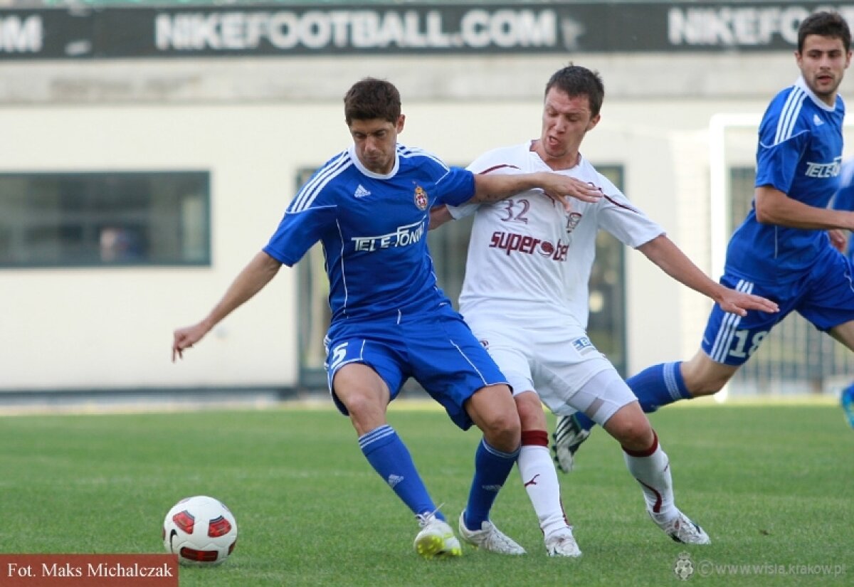 FOTO Rapid a bătut campioana Poloniei cu 2-0, goluri Grigorie şi Roman