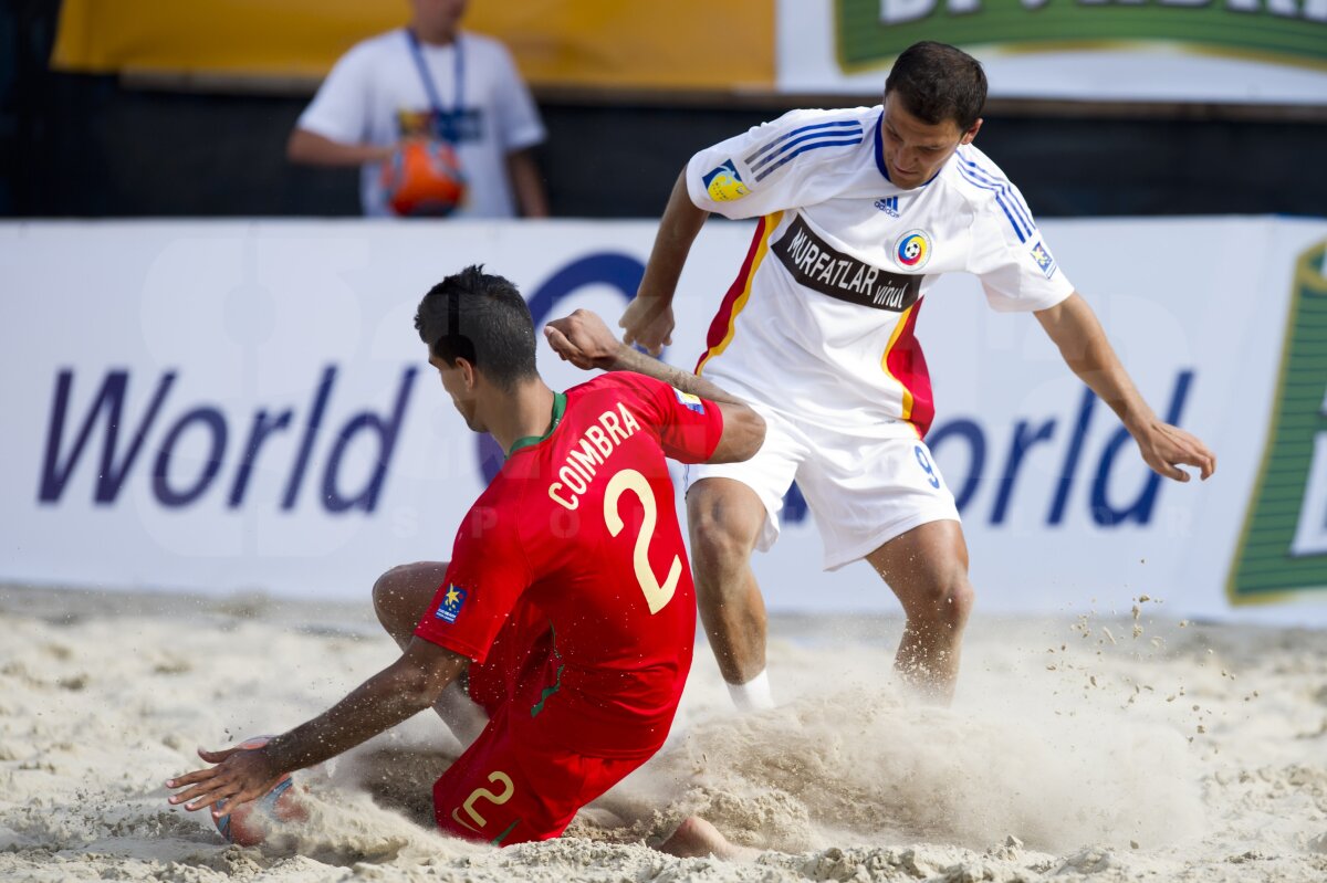 România, la un pas să învingă campioana Euroligii la fotbal pe plajă