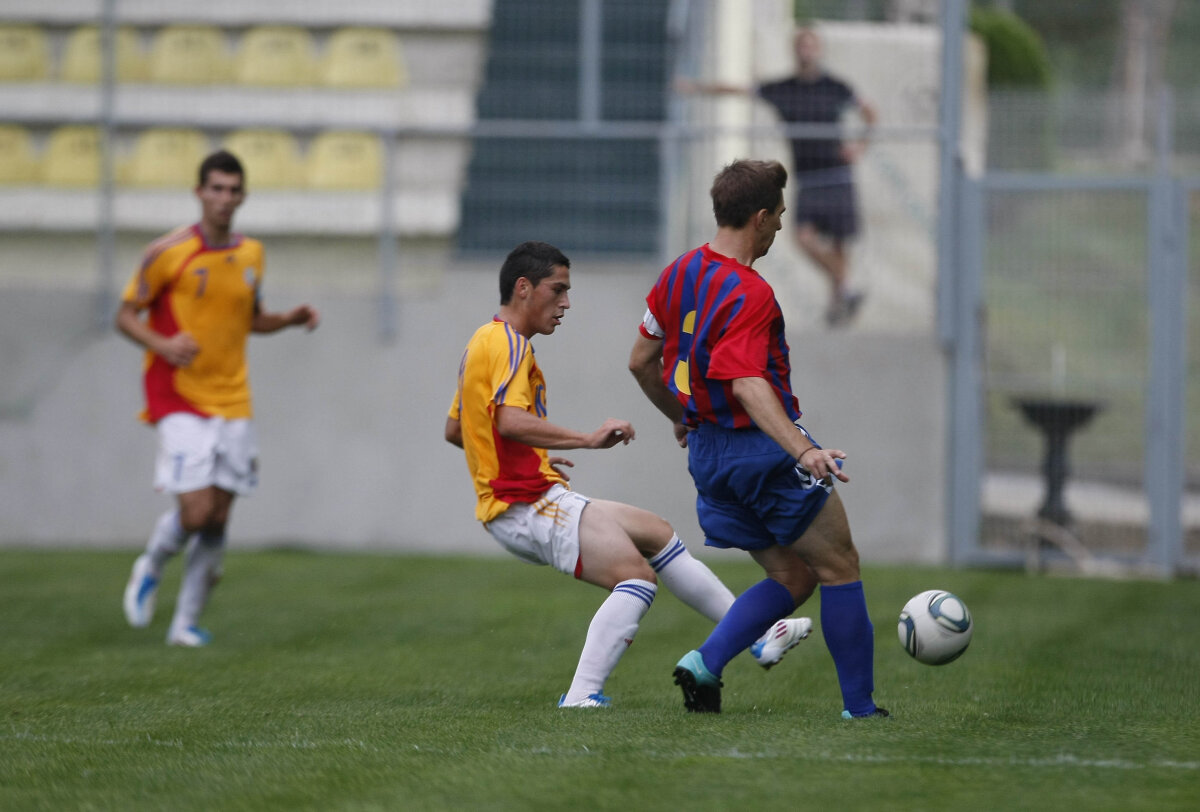 FOTO Naţionala Under-19 a pierdut cu Chindia Tîrgovişte, scor 2-3