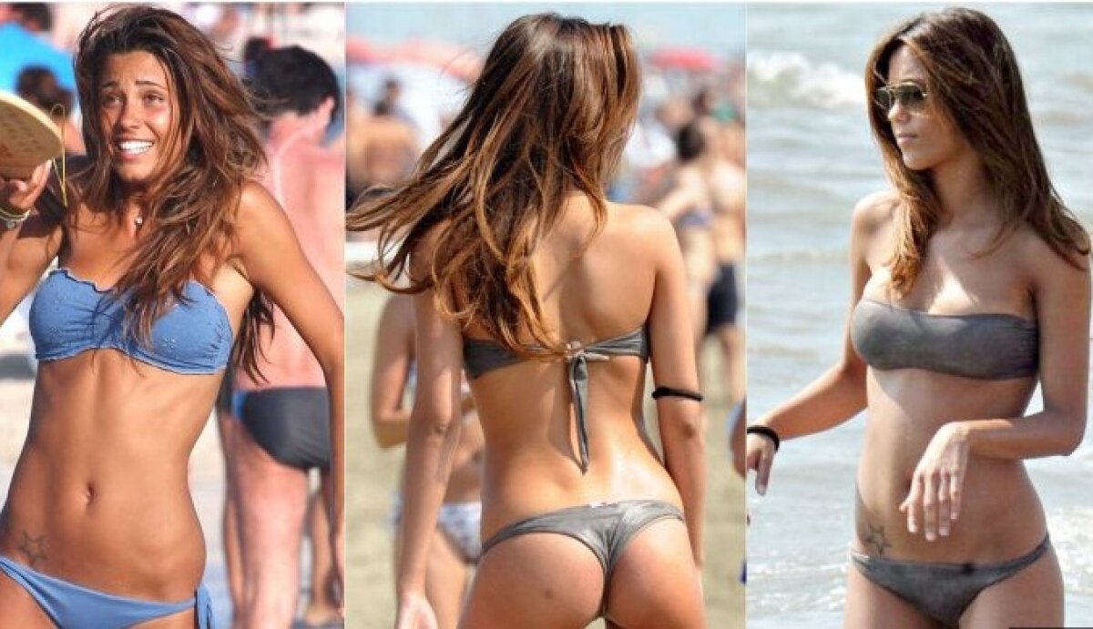 GALERIE FOTO Federica Nargi este cea mai frumoasă iubită de fotbalişti » A făcut furori pe plajă