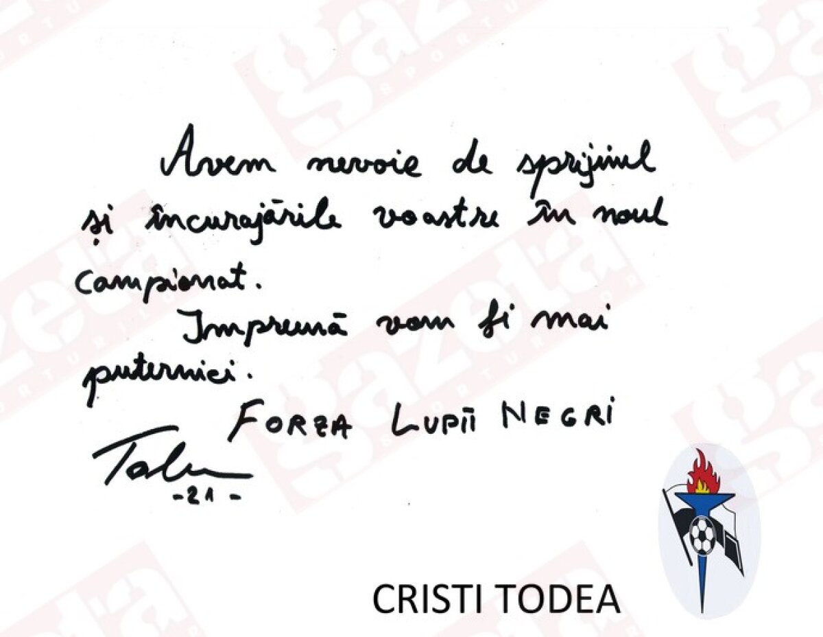 18 căpitani pornesc războiul! » Citeşte mesajele dedicate fanilor transmise prin intermediul GSP