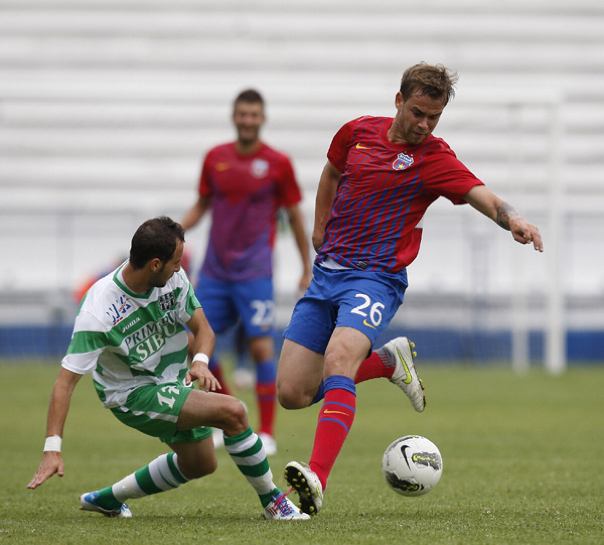 Cronica meciului Voinţa Sibiu - Steaua 1-1 » KO din prima rundă