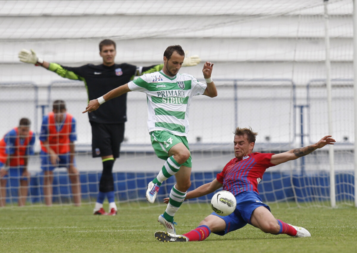 Cronica meciului Voinţa Sibiu - Steaua 1-1 » KO din prima rundă