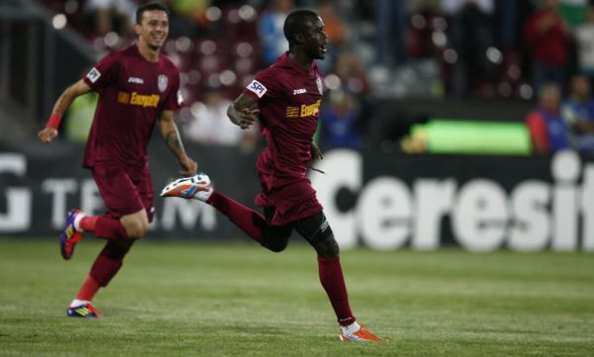 VIDEO Senegalezul Sougou a reuşit un eurogol şi un assist la debutul oficial în tricoul CFR-ului