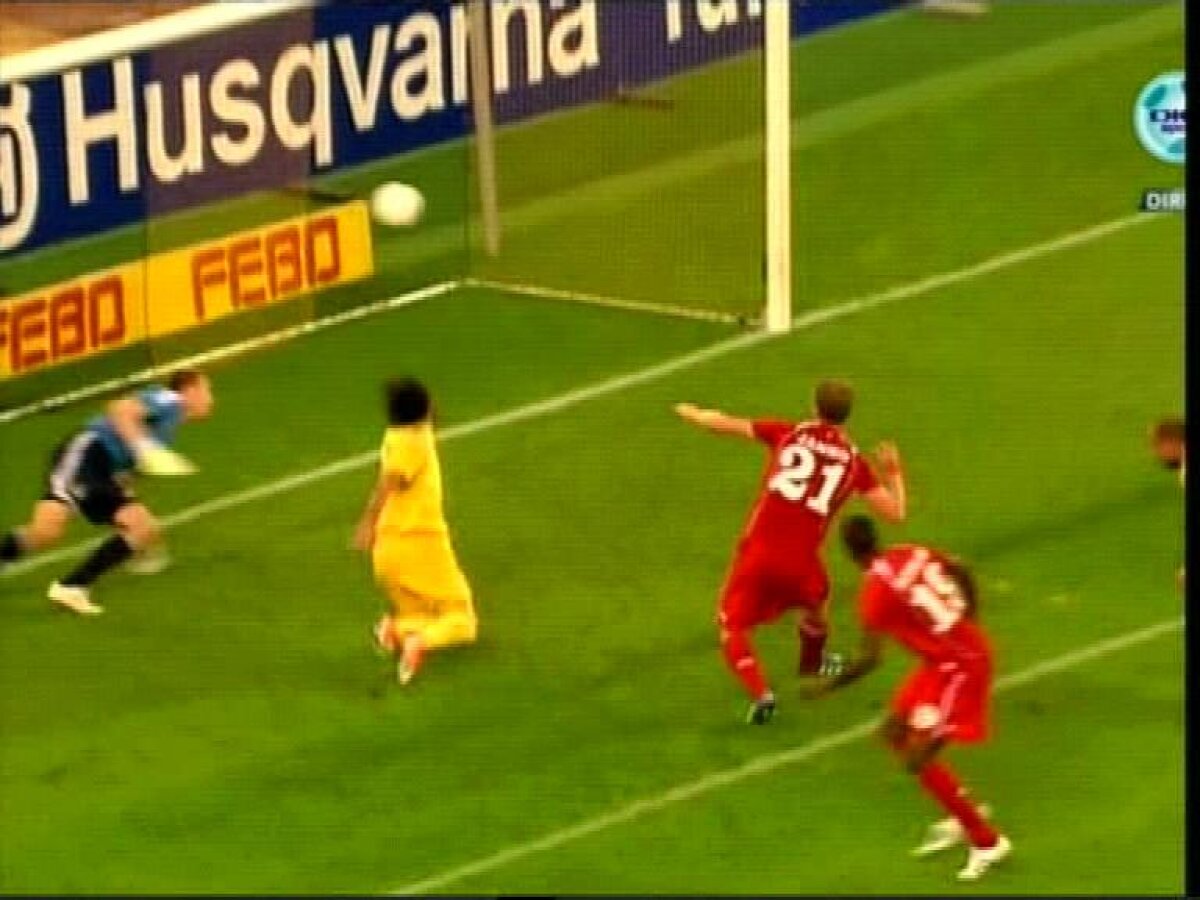 FOTO Cînu s-a accidentat la golul 2 al olandezilor