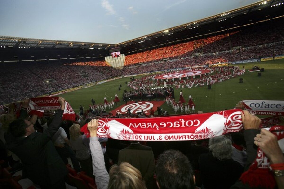 FOTO Mainz îşi inaugurează oficial stadionul împotriva Mediaşului. Vezi imagini cu arena de 34.000 de locuri