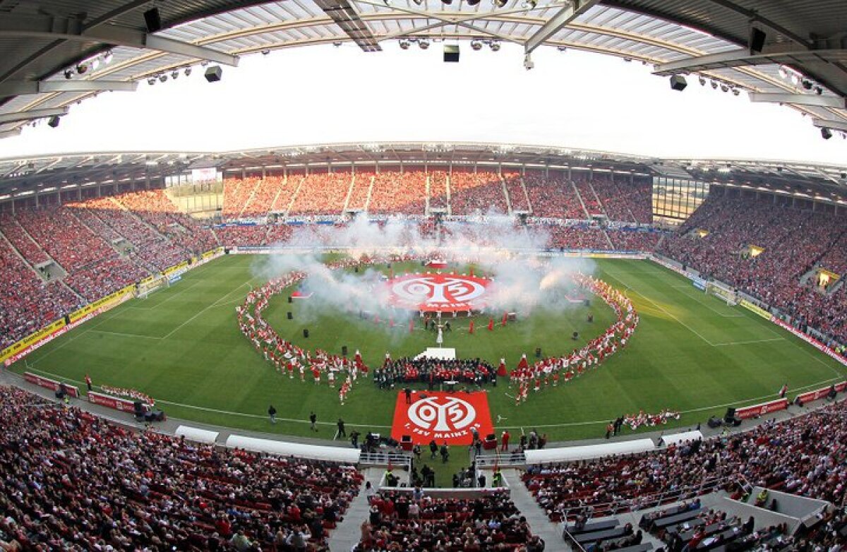 FOTO Mainz îşi inaugurează oficial stadionul împotriva Mediaşului. Vezi imagini cu arena de 34.000 de locuri