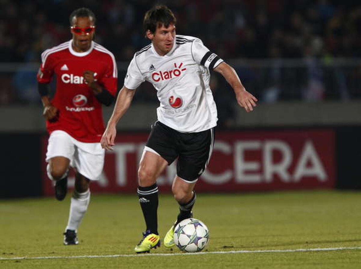 VIDEO » Messi face spectacol într-un meci de caritate şi insistă: "Vreau să vin la Bucureşti!"