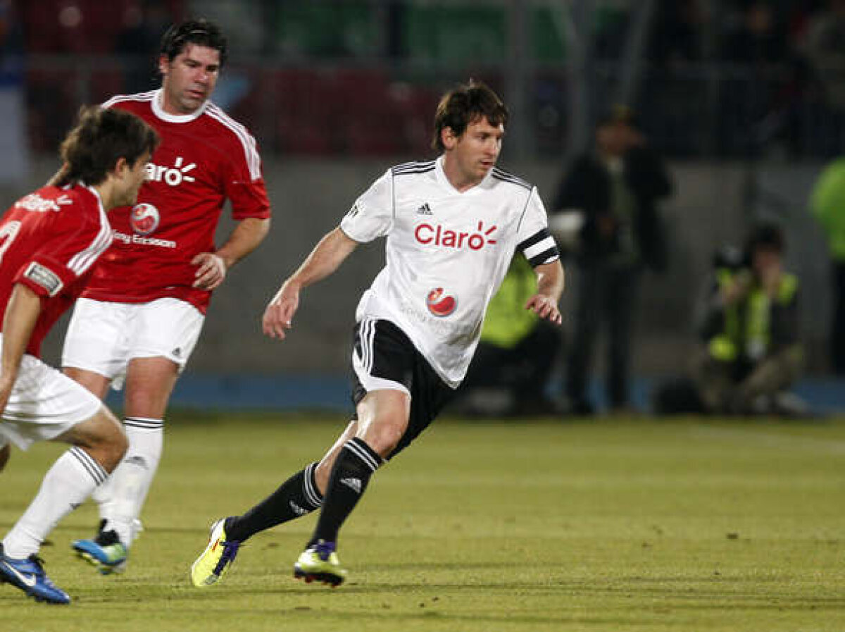 VIDEO » Messi face spectacol într-un meci de caritate şi insistă: "Vreau să vin la Bucureşti!"