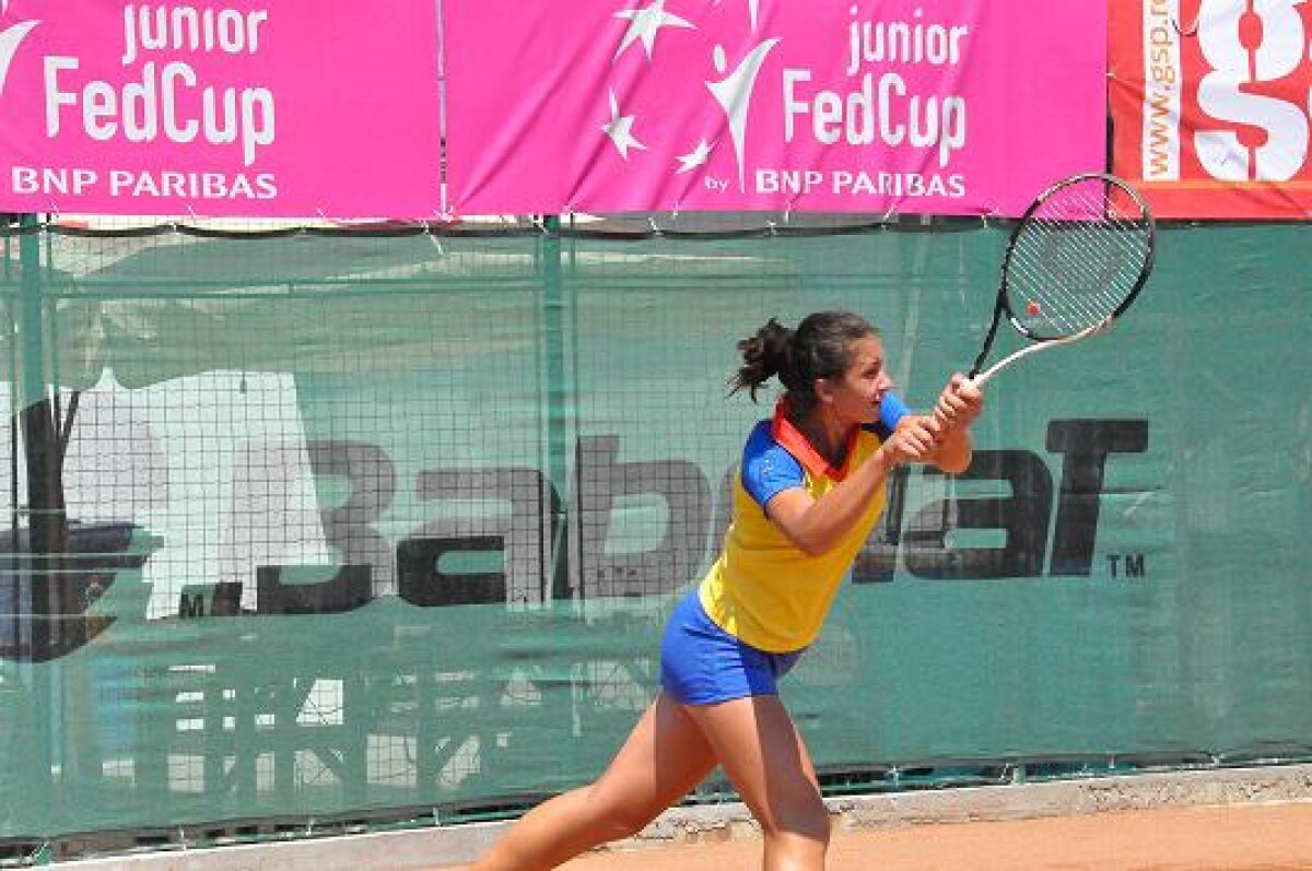România întîlneşte Germania în finala turneului de tenis European Summer Cup Girls 16