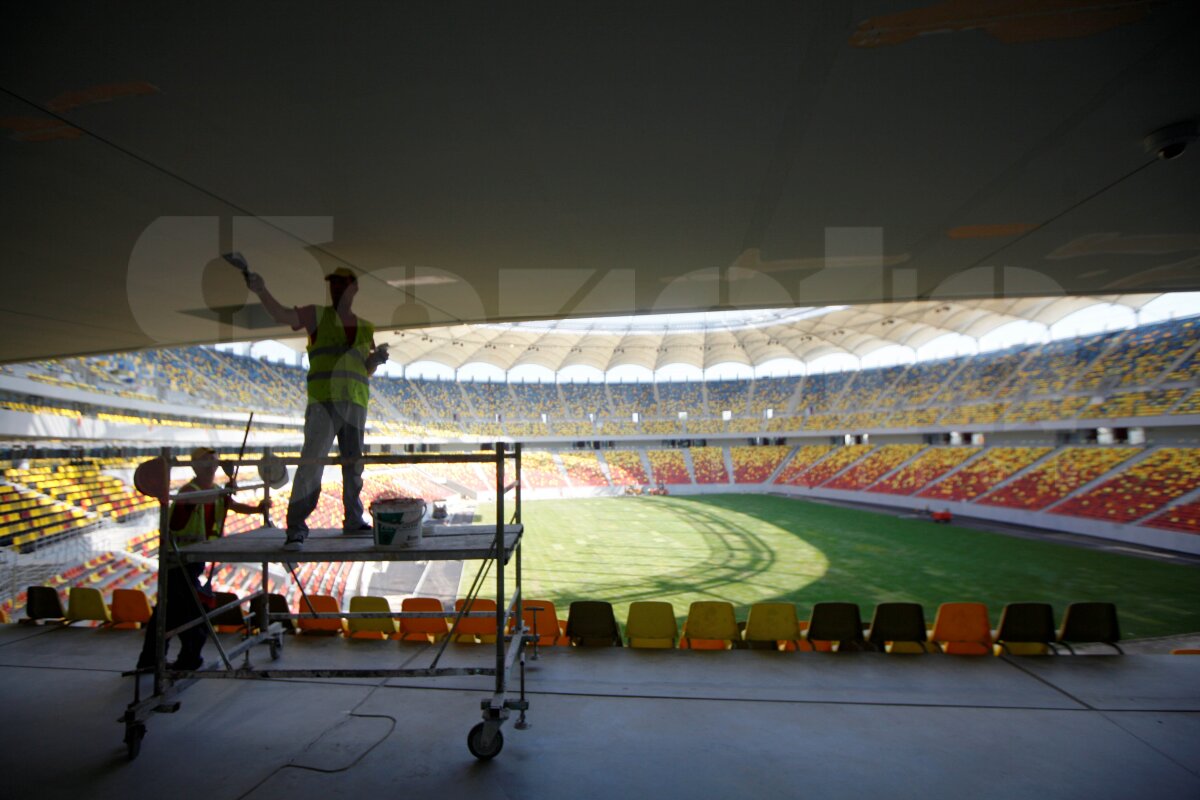 Naţional Arena e gata! Super imagini surprinse azi, cu tot gazonul montat