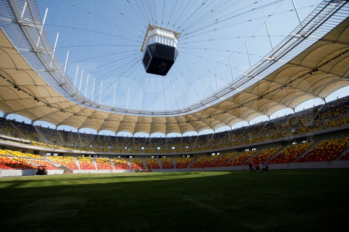 Naţional Arena e gata! Super imagini surprinse azi, cu tot gazonul montat