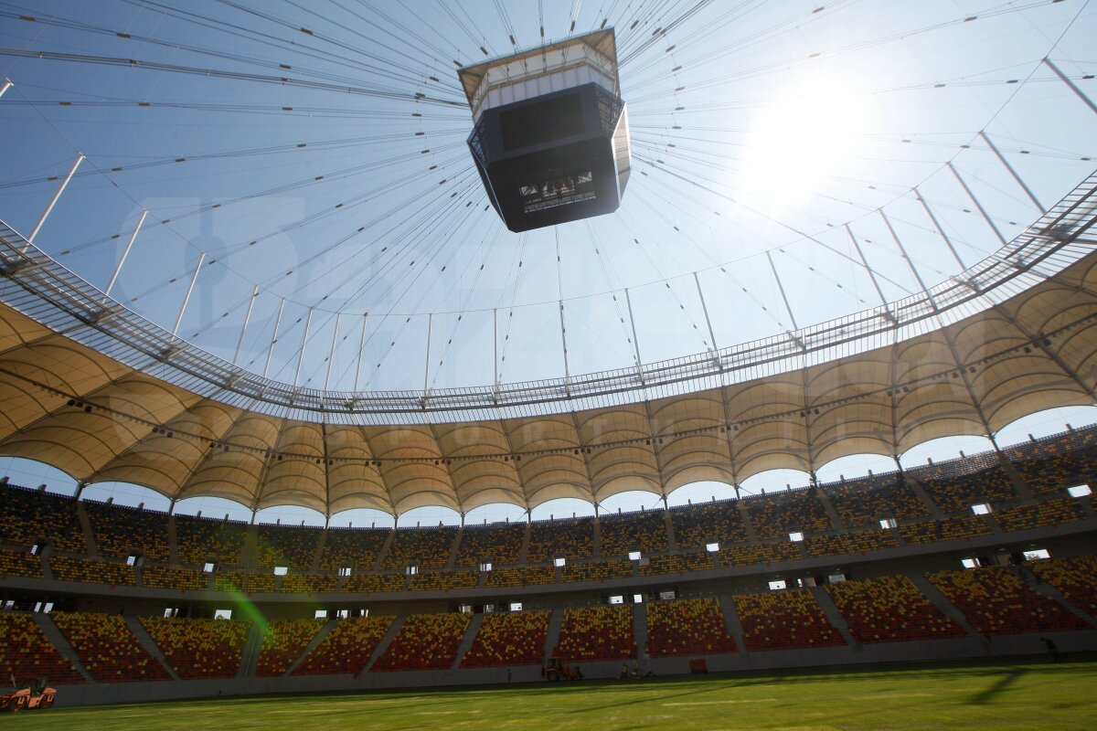 Naţional Arena e gata! Super imagini surprinse azi, cu tot gazonul montat