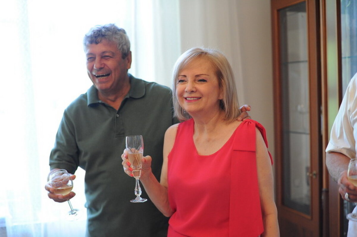 FOTO Mircea Lucescu şi-a sărbătorit ziua de naştere cu oficialii de la Şahtior