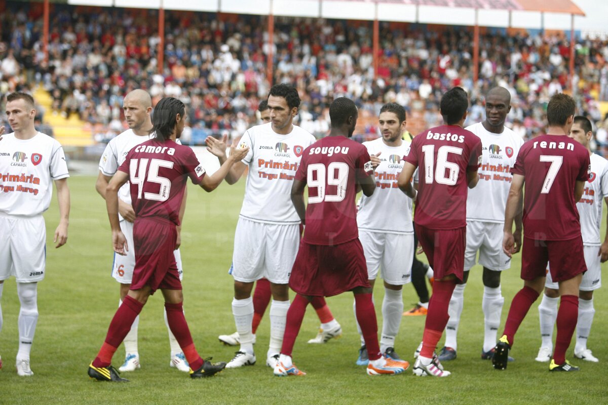 VIDEO O nouă victorie cu 2-0 pentru CFR. Victimă:Tg Mureş
