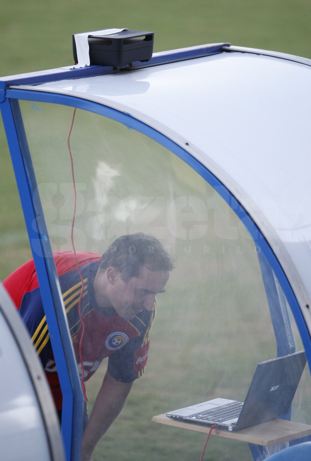 FOTO » Victor Piţurcă la primul antrenament de la revenirea la naţională