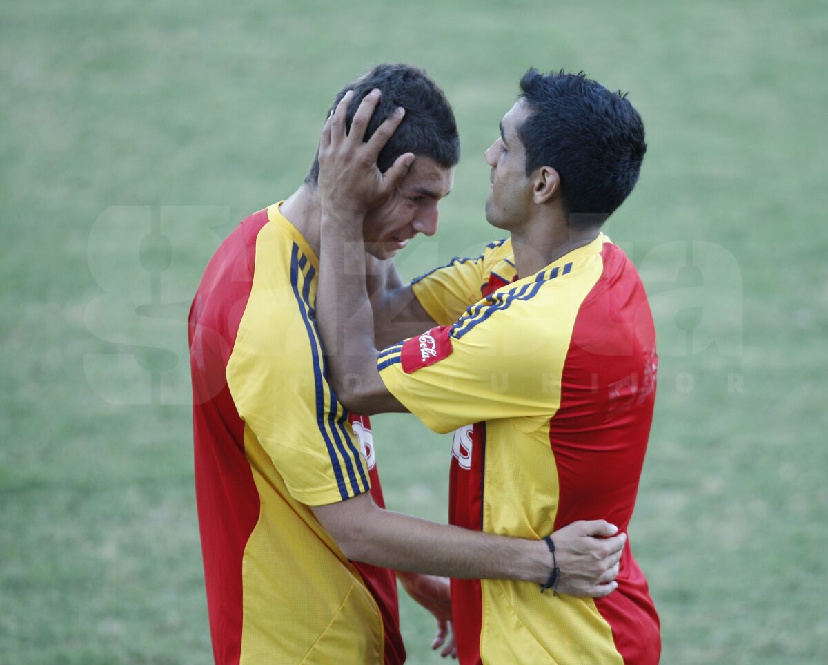 FOTO » Victor Piţurcă la primul antrenament de la revenirea la naţională