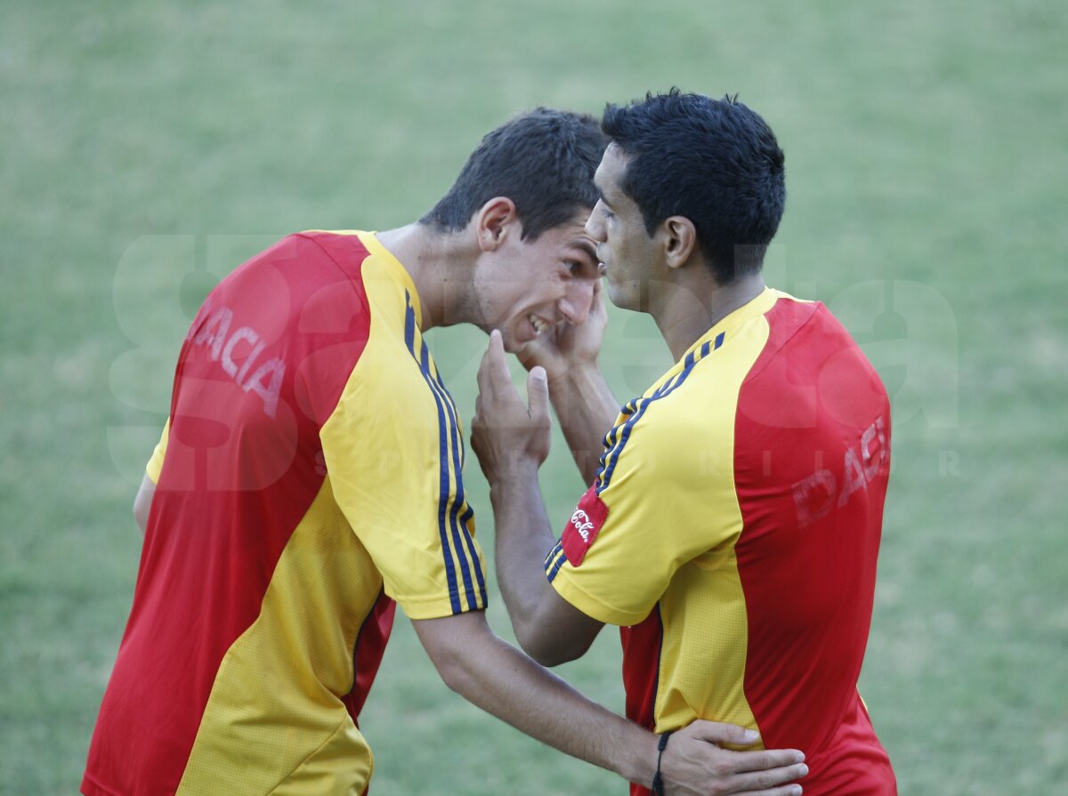 FOTO » Victor Piţurcă la primul antrenament de la revenirea la naţională