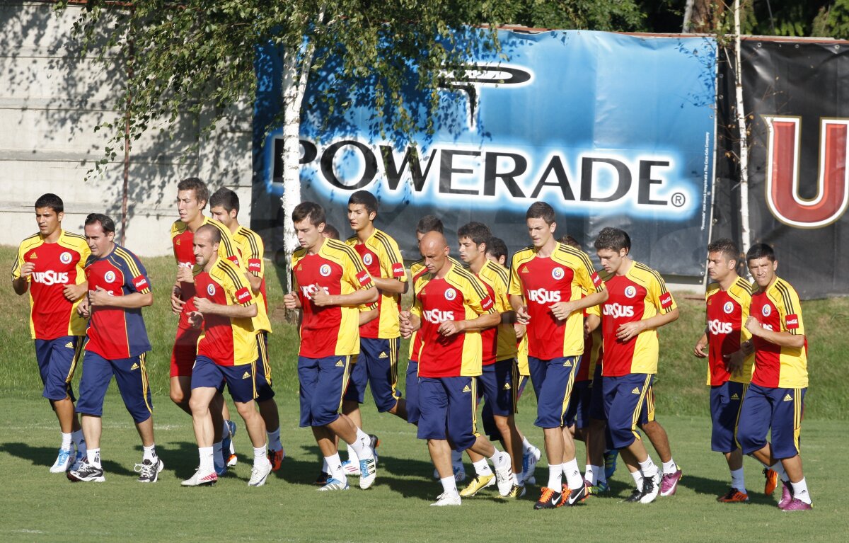 FOTO » Victor Piţurcă la primul antrenament de la revenirea la naţională