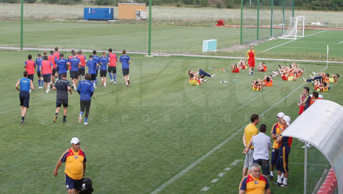 FOTO Prepeliţă, la primul antrenament la Steaua: "De acum sînt trup şi suflet pentru Steaua"