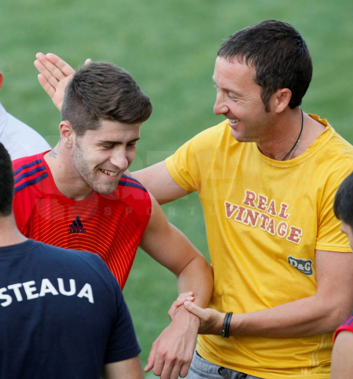 FOTO Prepeliţă, la primul antrenament la Steaua: "De acum sînt trup şi suflet pentru Steaua"