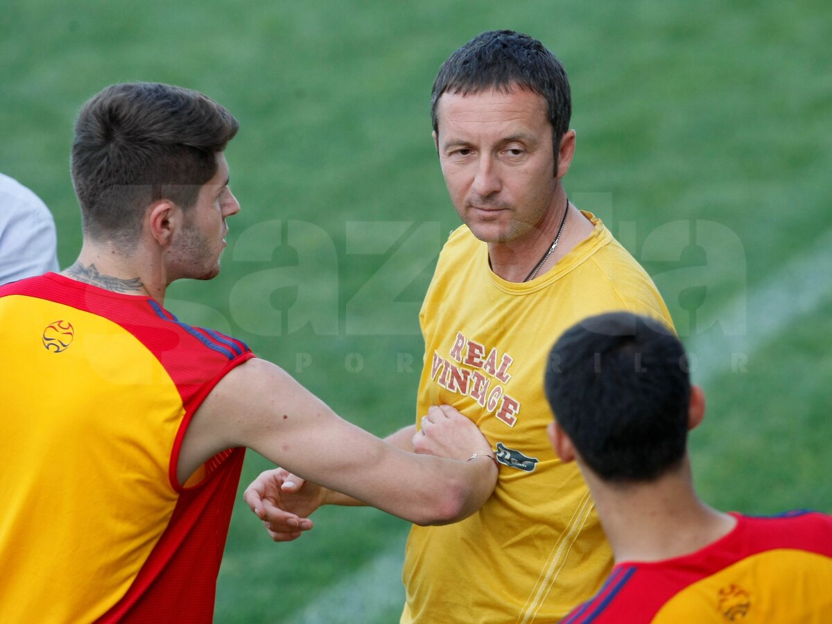 FOTO Prepeliţă, la primul antrenament la Steaua: "De acum sînt trup şi suflet pentru Steaua"